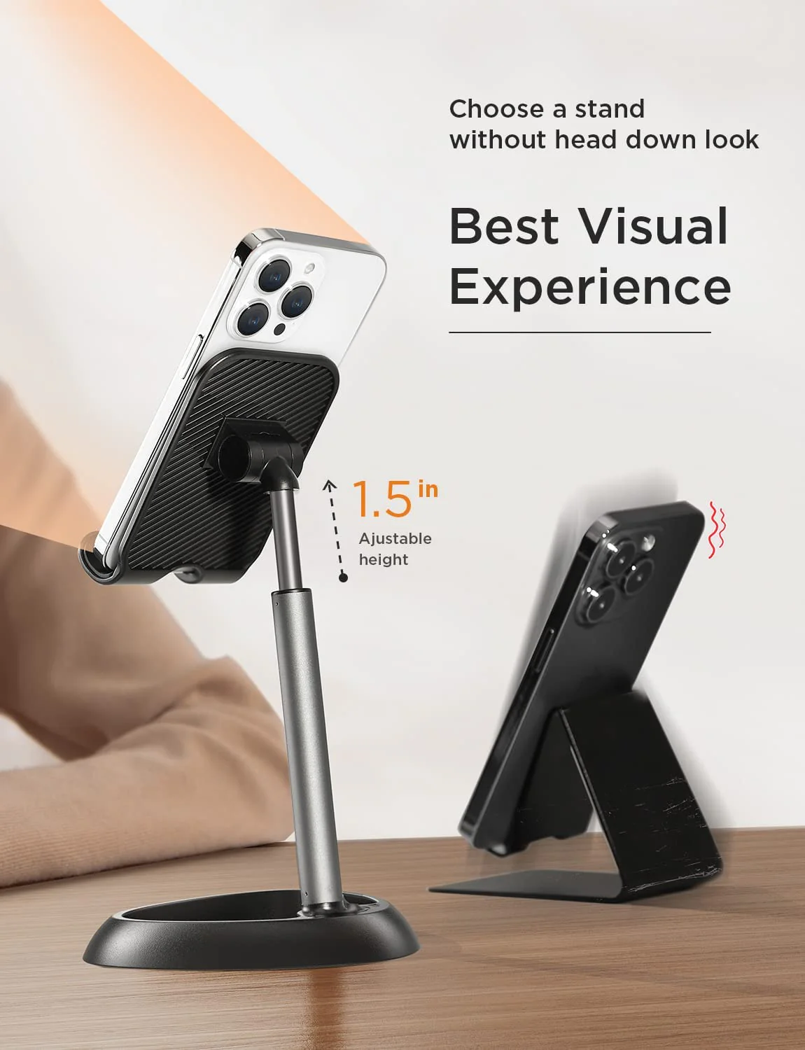 Lisen Cell Phone Stand for Desk - Image 2