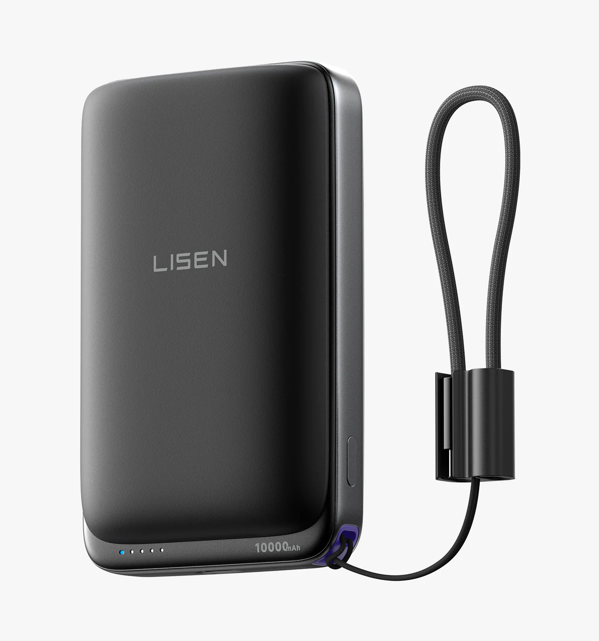 LISEN Qi2.2 25W Power Bank with Built-In USB-C Cable - Image 8