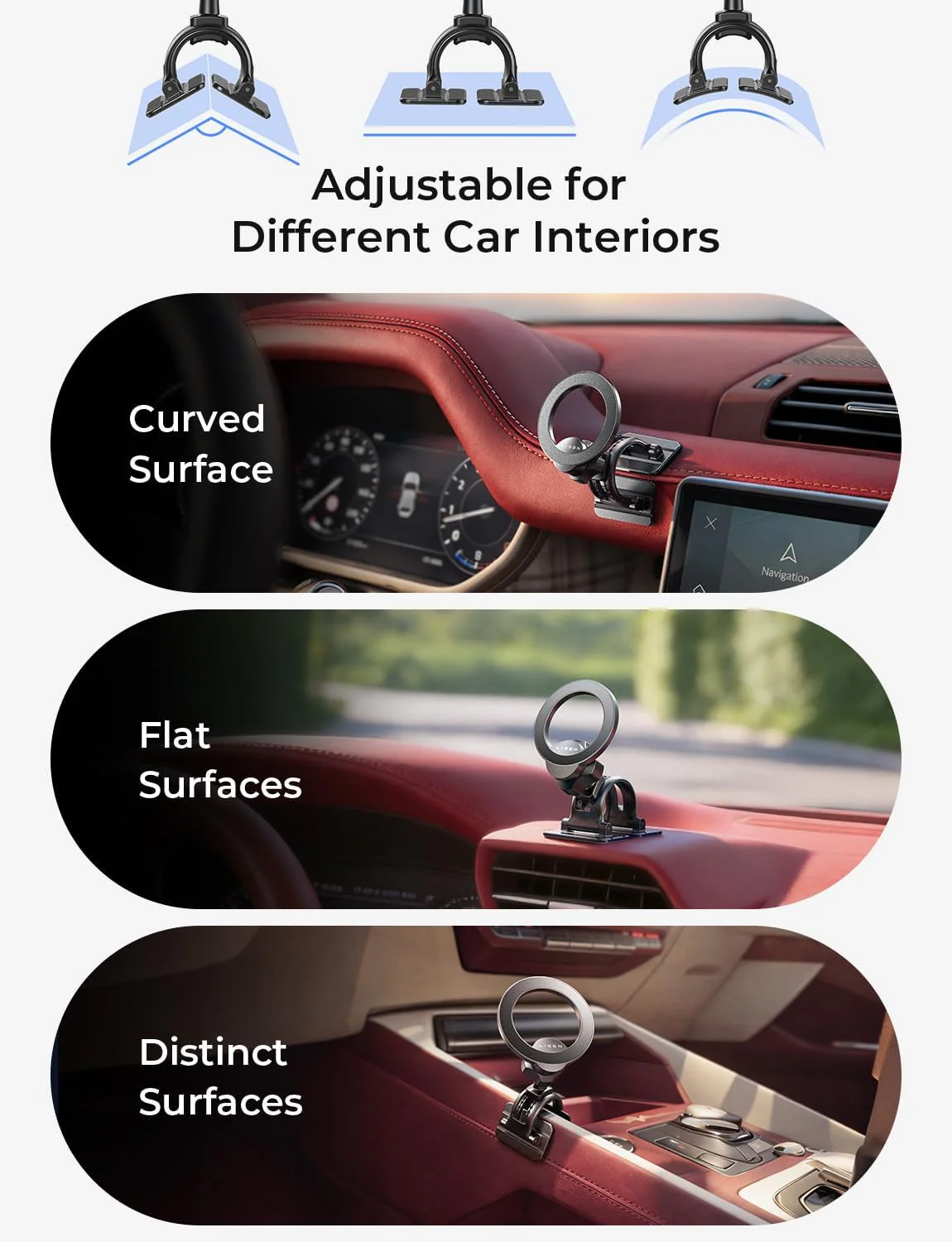 LISEN 2026 Upgrade Ultra Magnetic Air Vent MagSafe Car Mount - Image 4