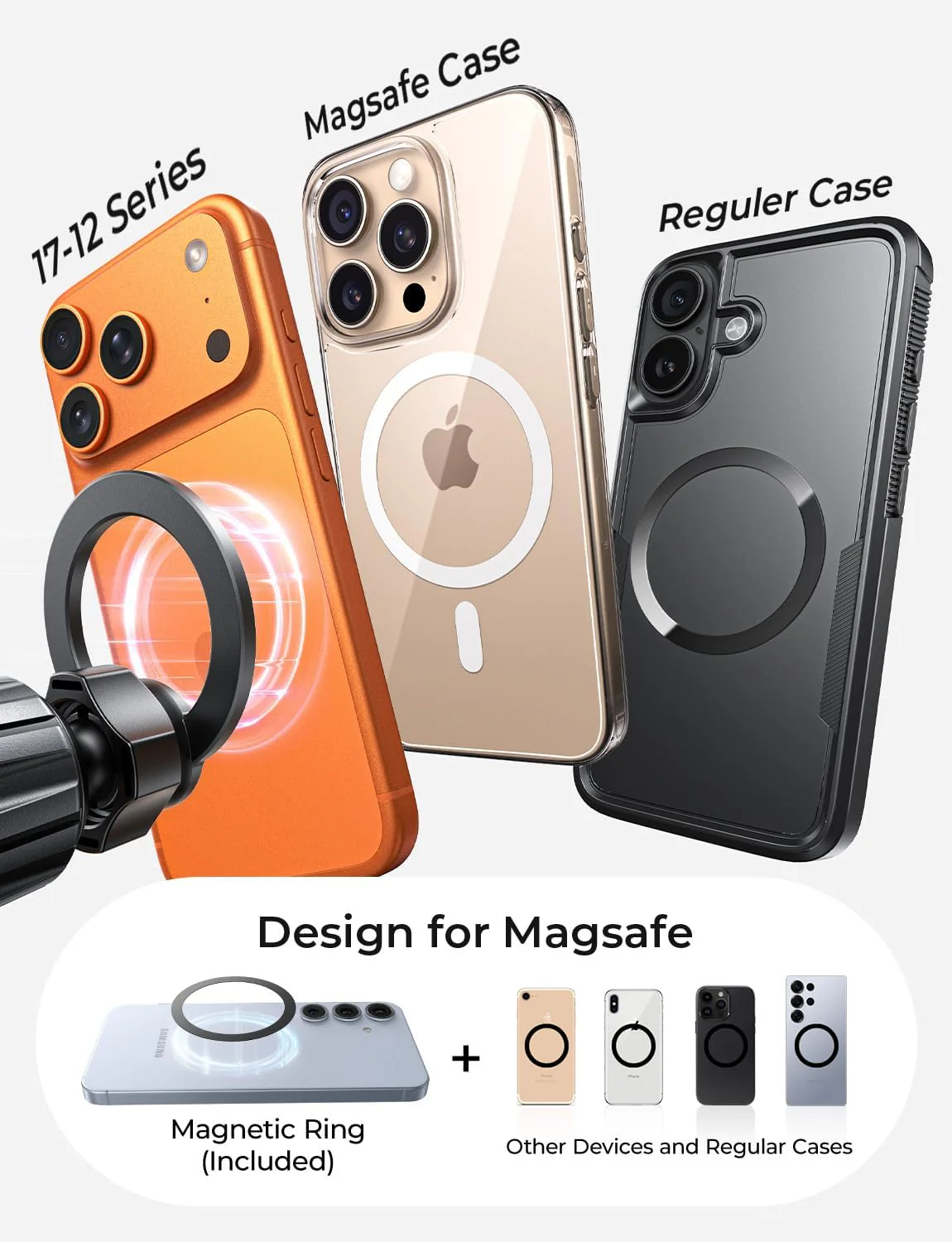 LISEN 2026 Upgrade Ultra Magnetic Air Vent MagSafe Car Mount - Image 5