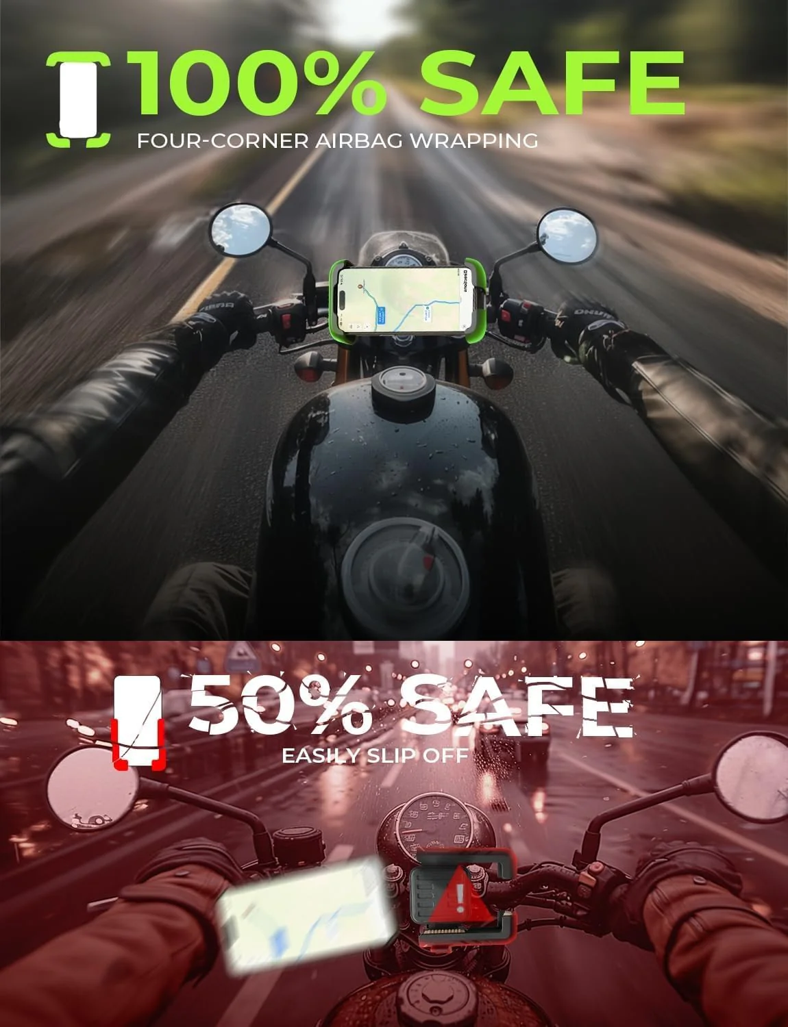 LISEN Bike Phone Holder Mount,[Super Easy Install] - Image 6