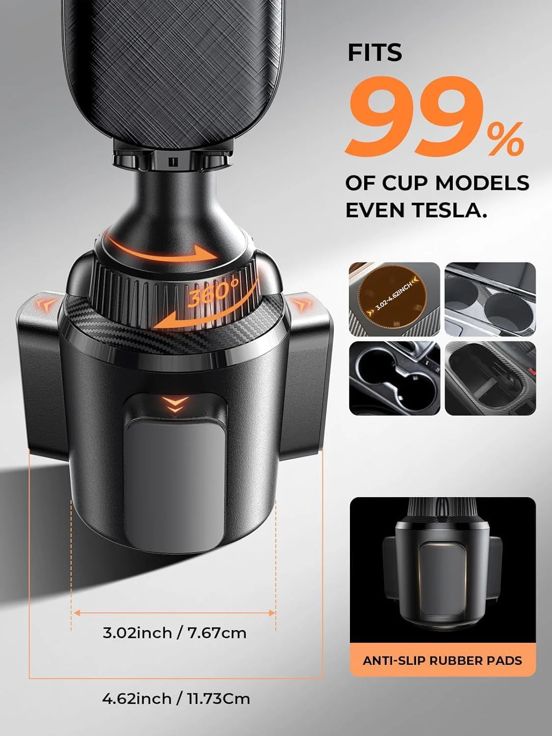 Lisen Cup Holder Phone Mount for Car - Image 5