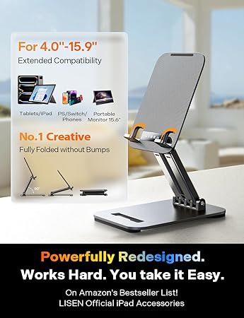 LISEN iPad Stand Holder Mount - Image 2
