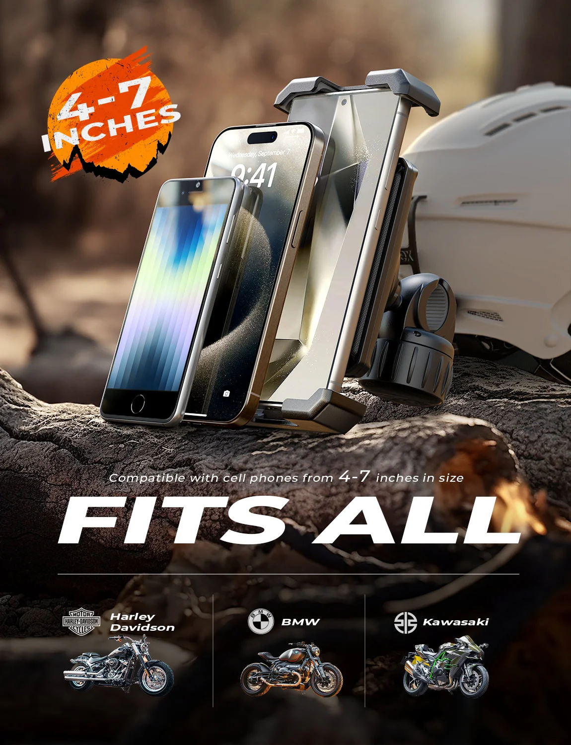LISEN Motorcycle Phone Mount [Anti Vibaration] - Image 5