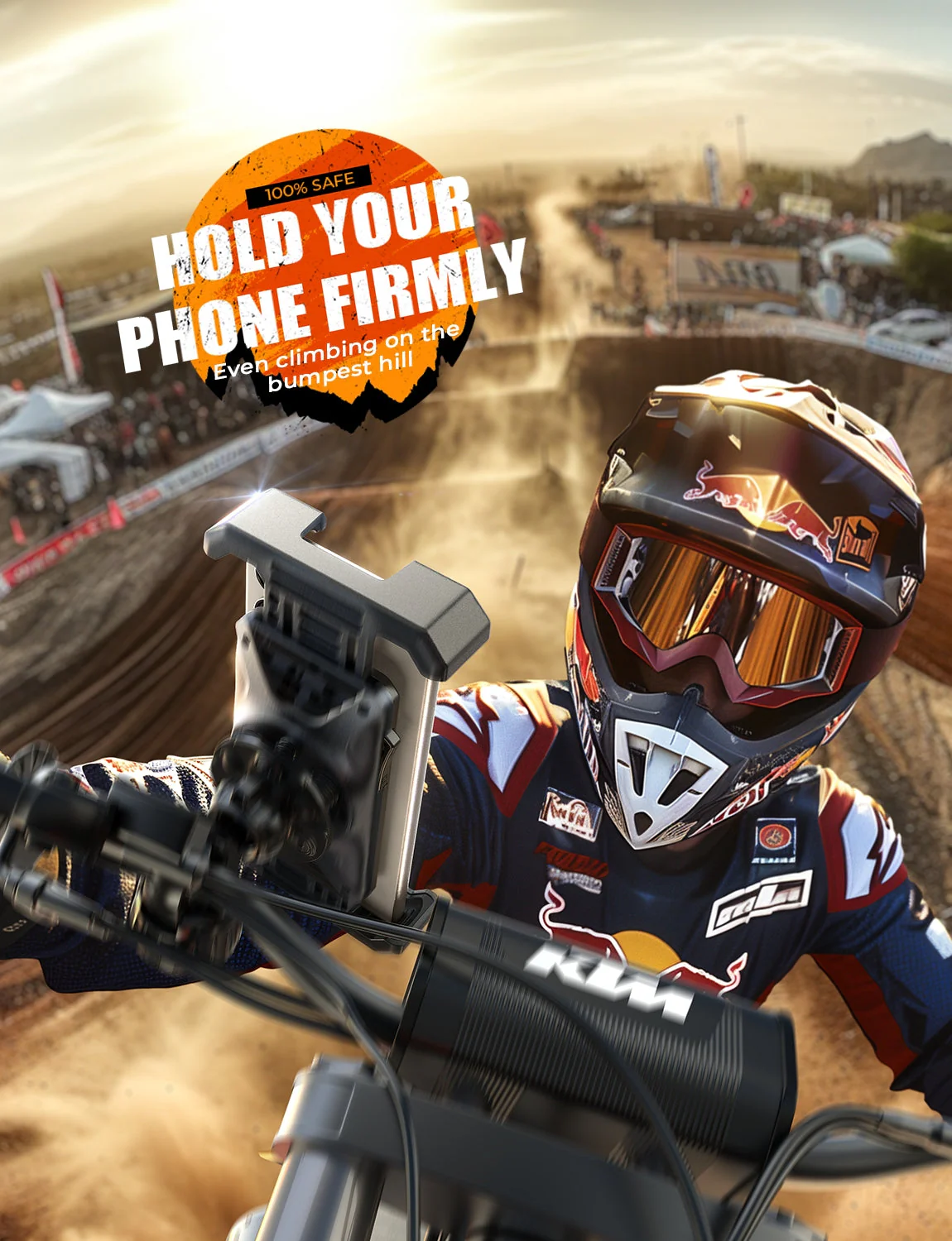 LISEN Motorcycle Phone Mount [Anti Vibaration] - Image 6