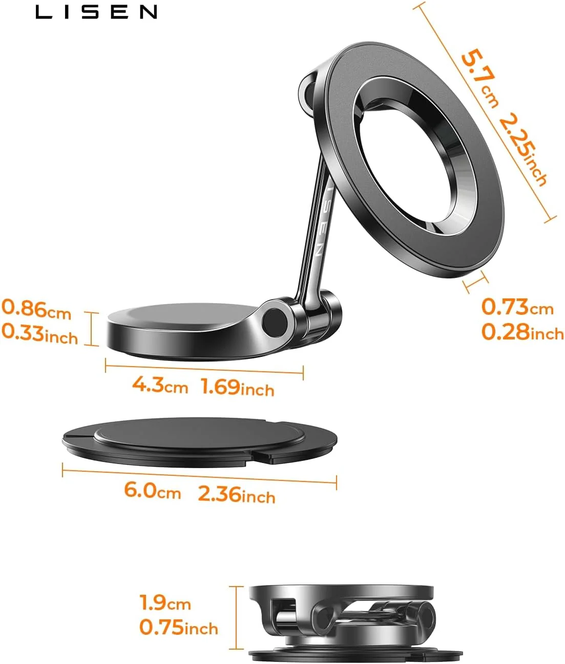 LISEN Soporte Magnético para Celular [24 Imanes] - Image 10