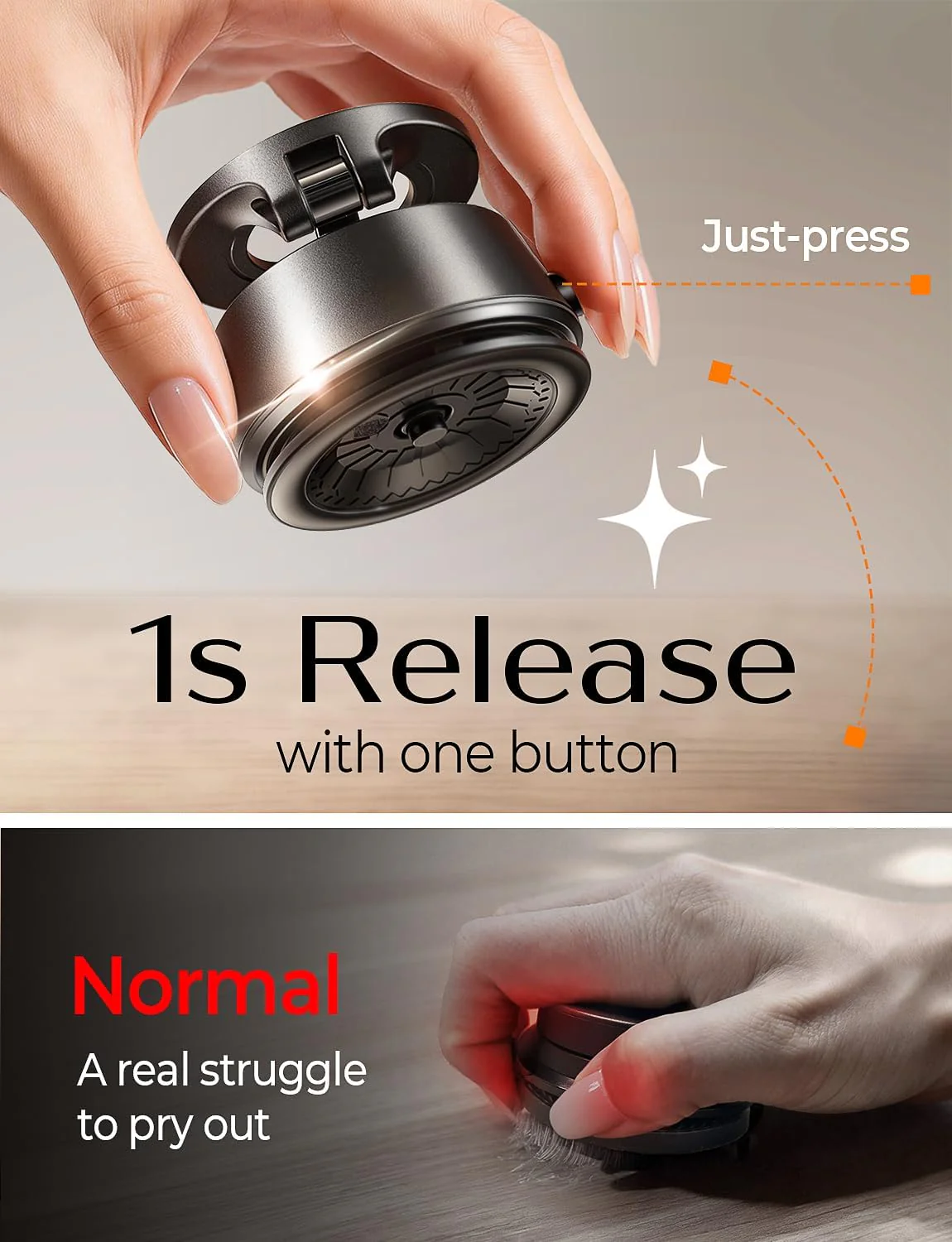 LISEN Suction Phone Mount【2026 Auto Vacuum 3.0】 - Image 8