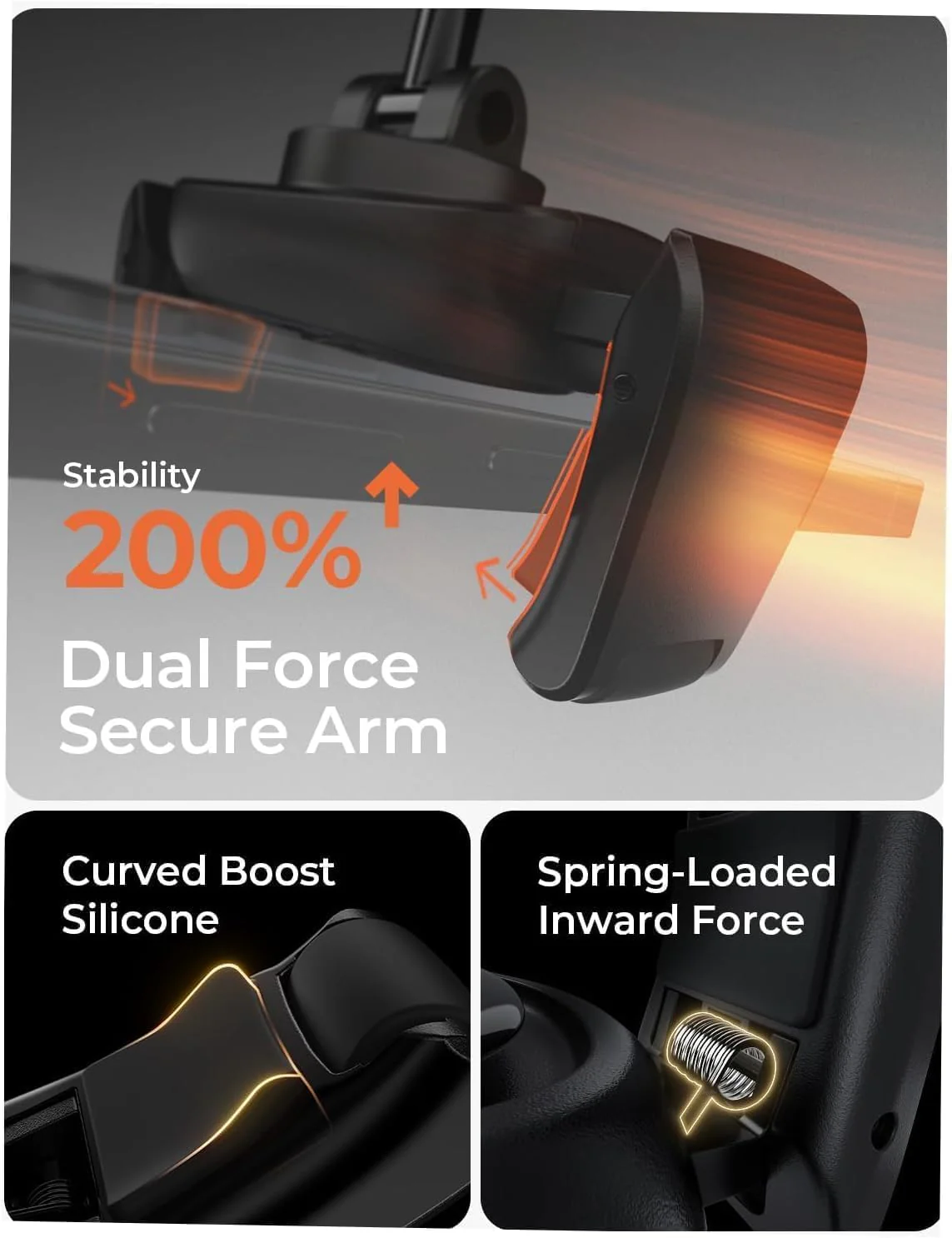 LISEN Auto-Adjust Suction Car Mount - Image 8