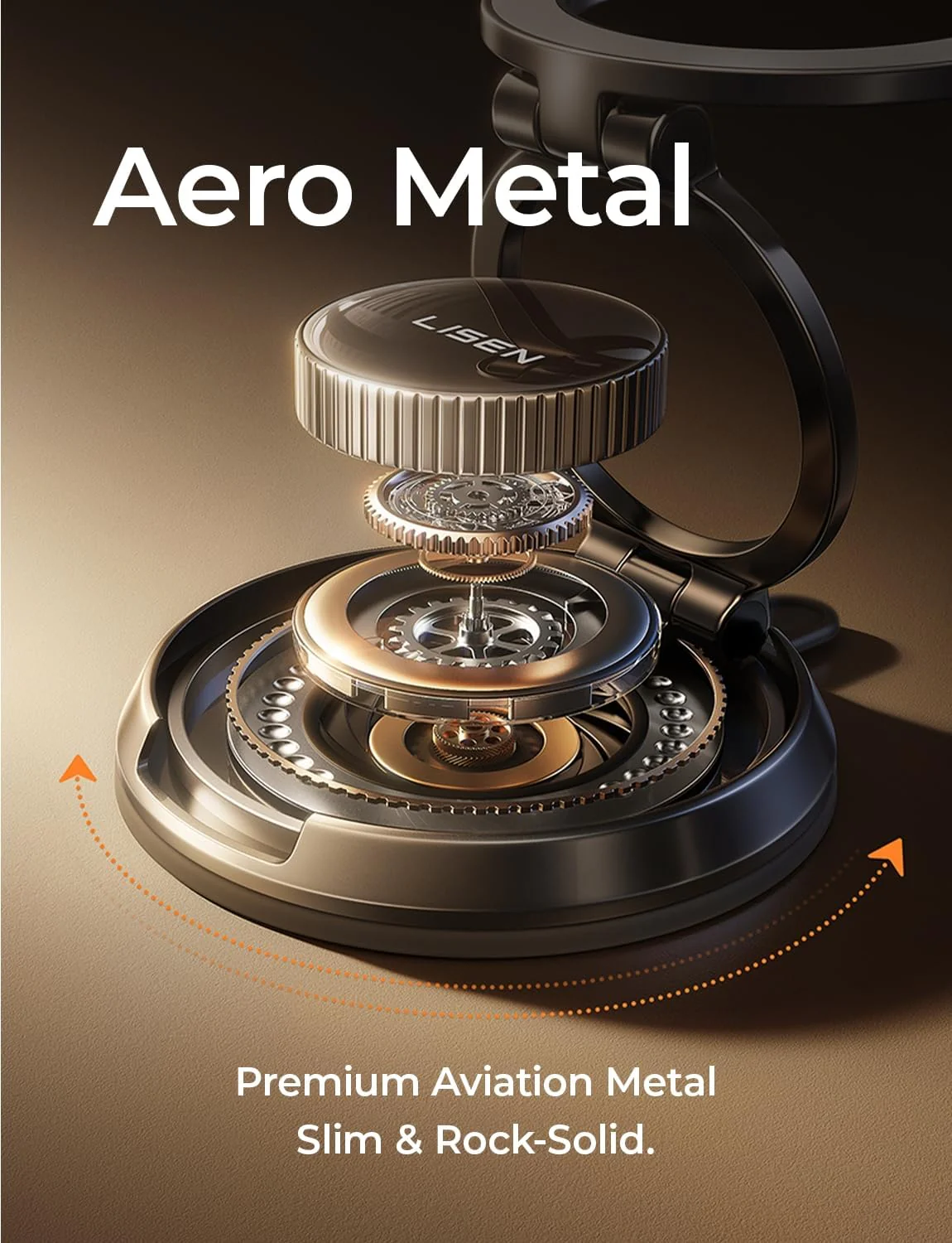 LISEN Metal Car Phone Holder - Image 5