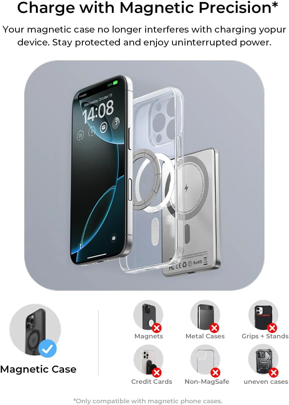 LISEN Qi2 Ultra-Slim Power Bank(5k,15w) - Image 8
