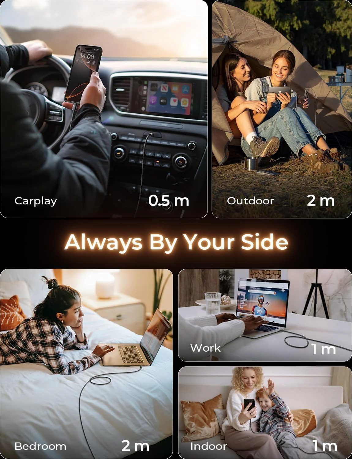 LISEN USB C to USB C Cable 60W - Image 4